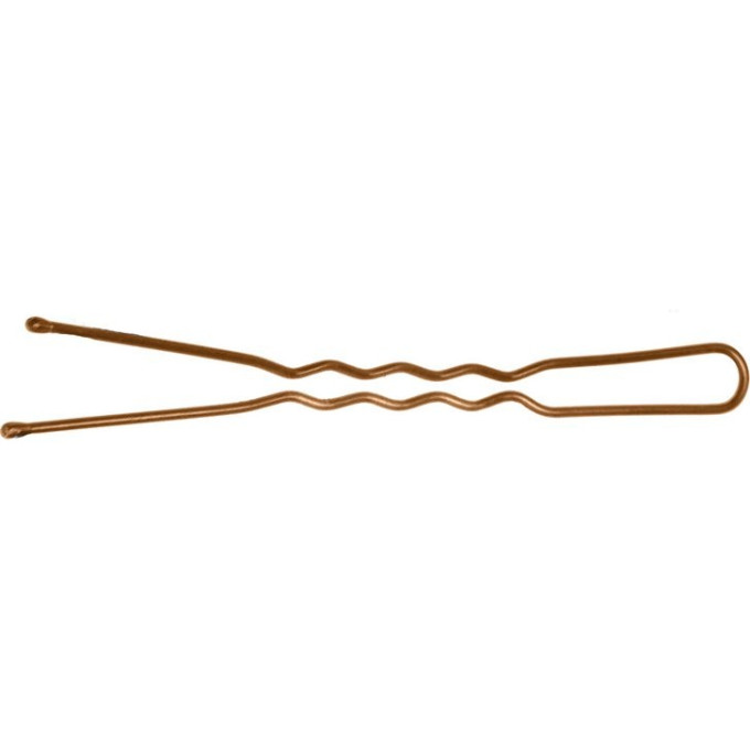 Шпильки 70 мм волна, коричневые (60 шт.) DEWAL SLT70V-3/60